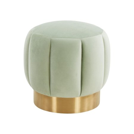 SAFAVIEH Maxine Channel Tufted Ottoman, Mint SFV4707K